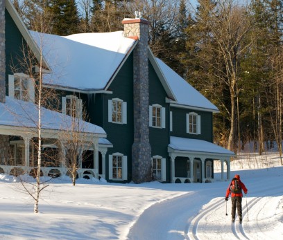 Eco-villégiature hivernale en Mauricie